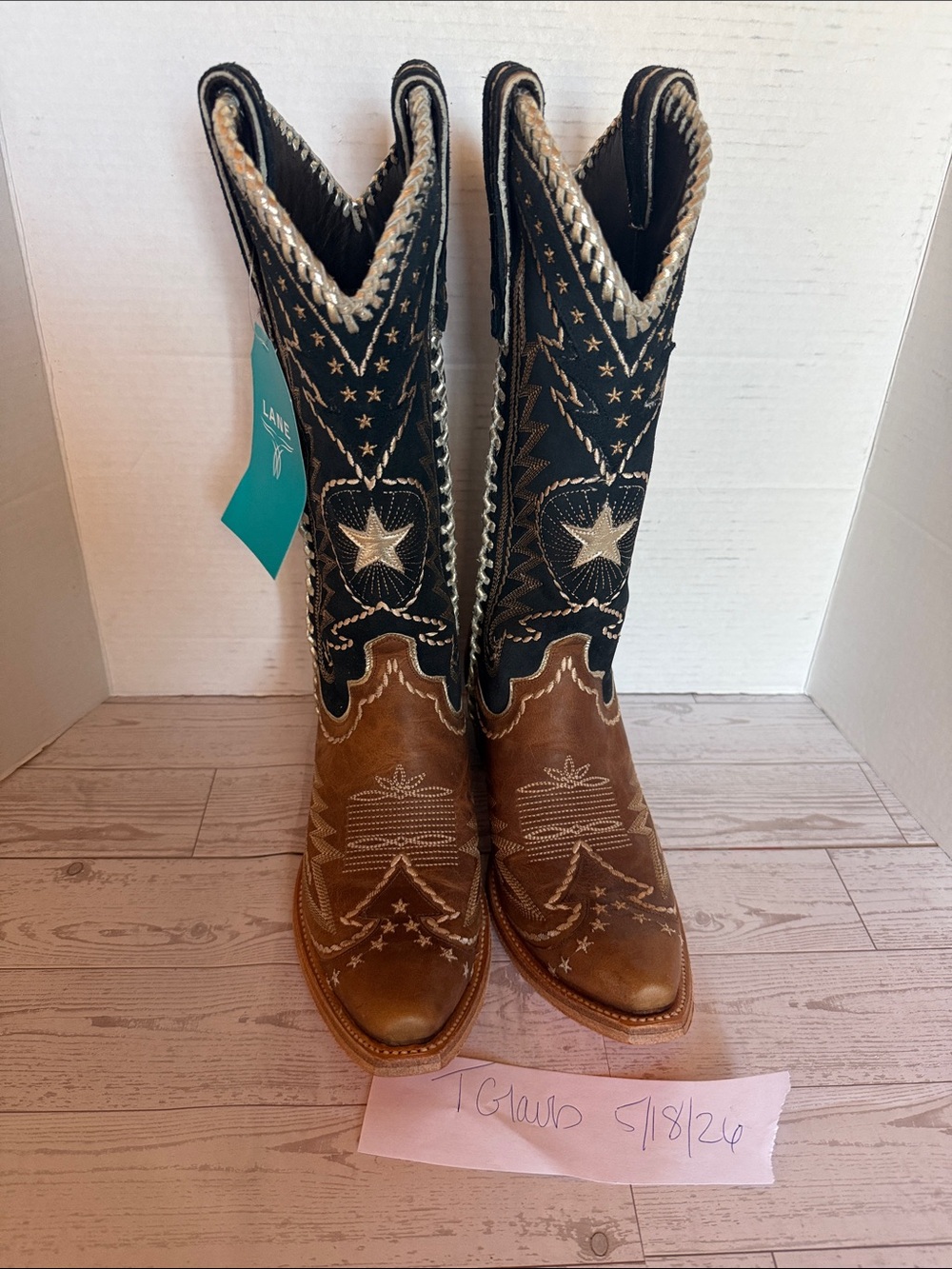 Lane Houston rodeo edition boots 
rare find original box
